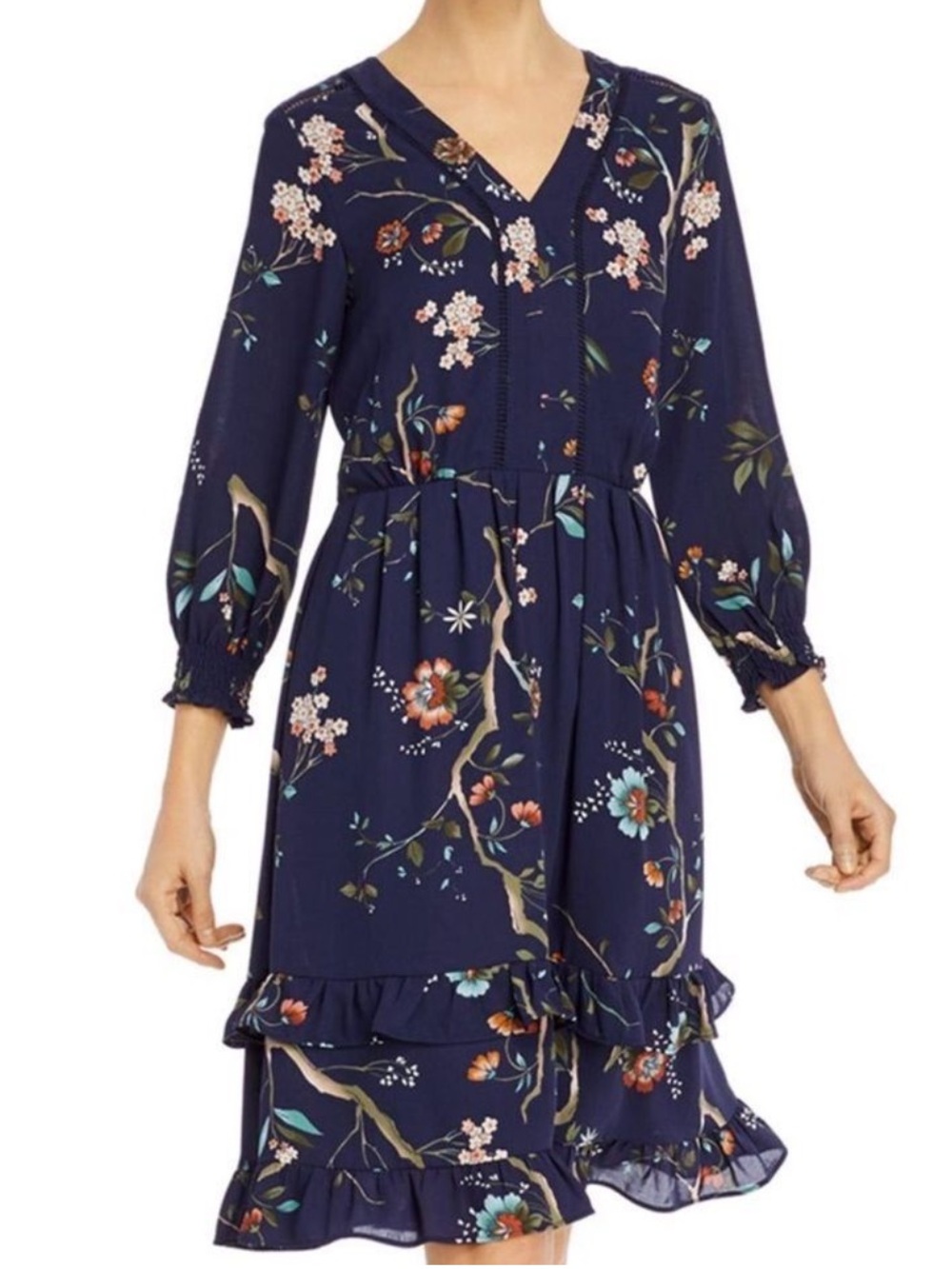 Nanette Lapore navy Blue Dress NWT